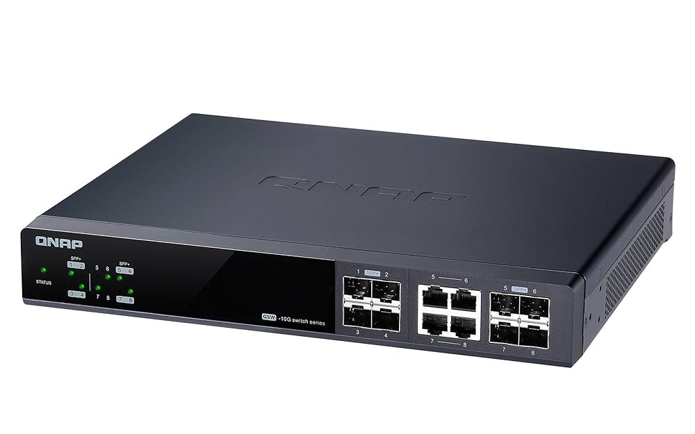 QNAP 10GbE対応 8ポート アンマネージドスイッチ QSW-804-4C Amazon | QNAP 10GbE対応 8ポート アンマネージドスイッチ QSW